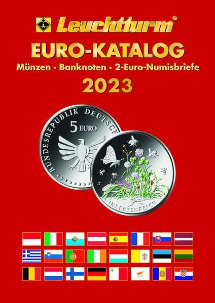 Euro-Katalog 2023: Münzen - Banknoten - 2-Euro-Numisbriefe