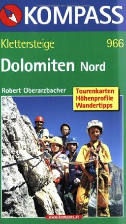 Klettersteige Dolomiten-Nord: Tourenkarten, Höhenprofile, Wandertipps