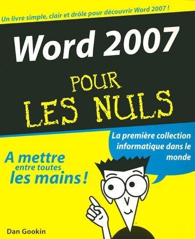 Word 2007 pour les nuls