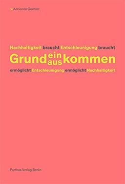 Nachhaltigkeit braucht Entschleunigung braucht Grundein/auskommen ermöglicht Entschleunigung ermöglicht Nachhaltigkeit