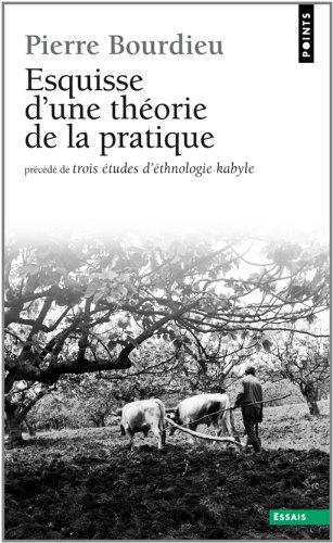 Esquisse d'une théorie de la pratique. Trois études d'ethnologie kabyle