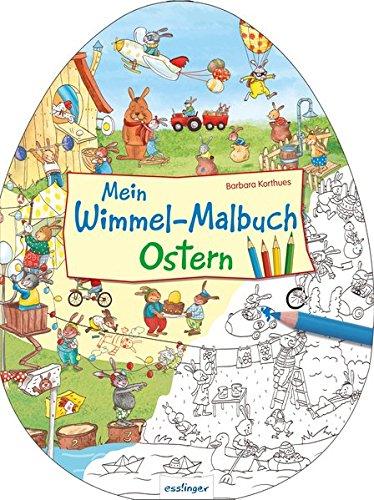 Mein Wimmel-Malbuch - Ostern