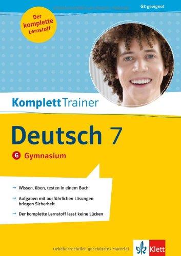 KomplettTrainer Deutsch 7. Klasse. Gymnasium