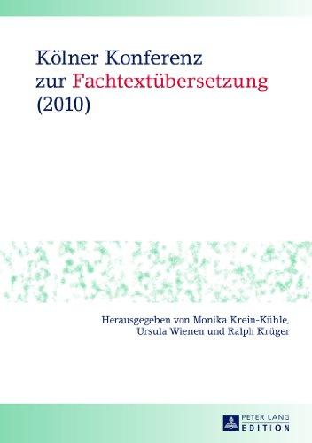 Kölner Konferenz zur Fachtextübersetzung (2010)