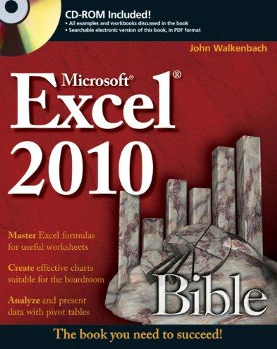 Excel 2010 Bible (Bible (Wiley))