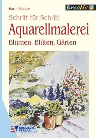 Aquarellmalerei, Blumen, Blüten, Gärten