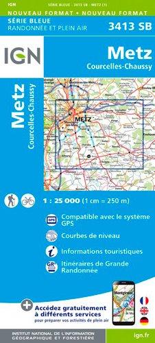 Metz Courcelles-Chaussy 1:25 000