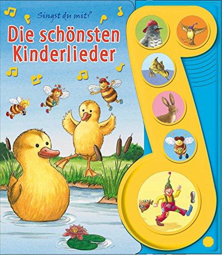 Die schönsten Kinderlieder: 6 Button Soundbuch