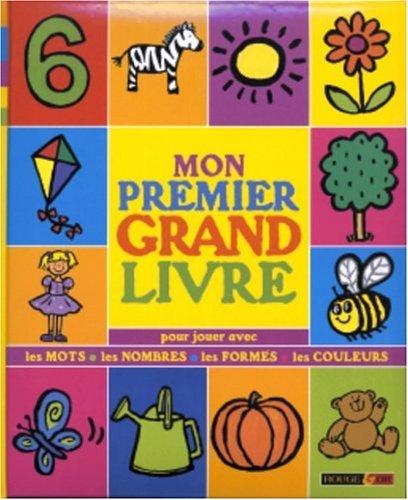 Mon premier grand livre : pour jouer avec les mots, les nombres, les formes, les couleurs