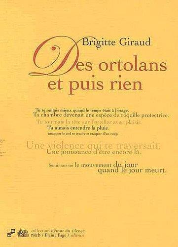 Des ortolans et puis rien