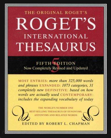 Roget International Thesaurus Index 5E (Roget's International Thesaurus Indexed)