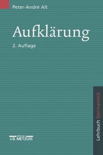 Aufklärung: Lehrbuch Germanistik