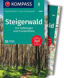 KOMPASS Wanderführer Steigerwald mit Haßbergen und Frankenhöhe, 55 Touren: mit Extra-Tourenkarte, GPX-Daten zum Download