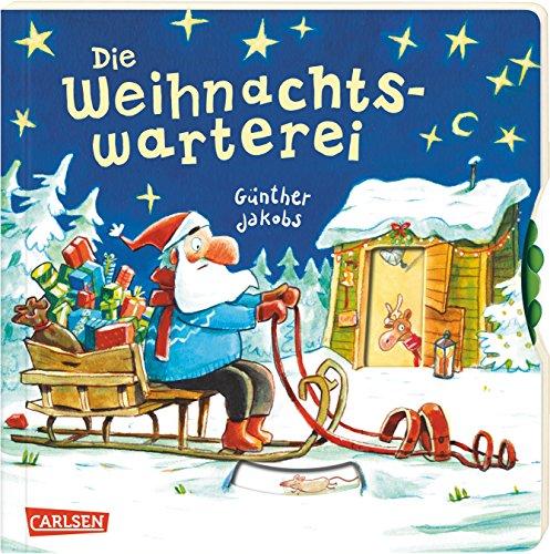 Die Weihnachtswarterei: Pappbillderbuch mit Drehscheibe, Gucklöchern und Klappen