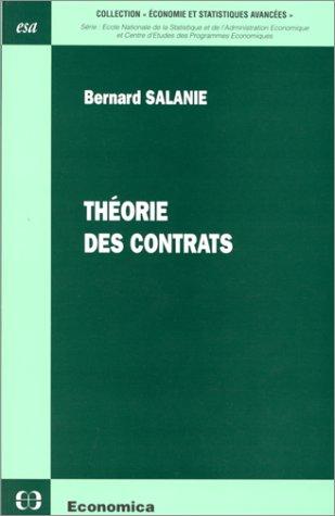 Théorie des contrats