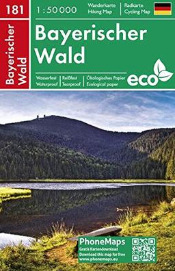 Bayerischer Wald, Wander - Radkarte 1 : 50 000 (PhoneMaps Wander - Radkarte Deutschland, Band 181)