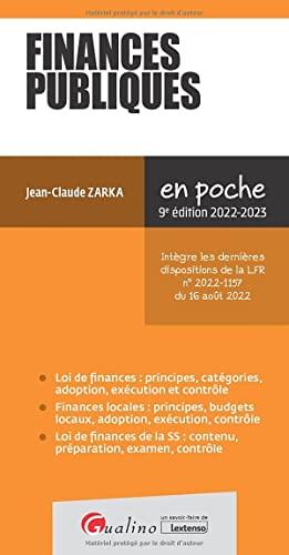 Finances publiques : 2022-2023