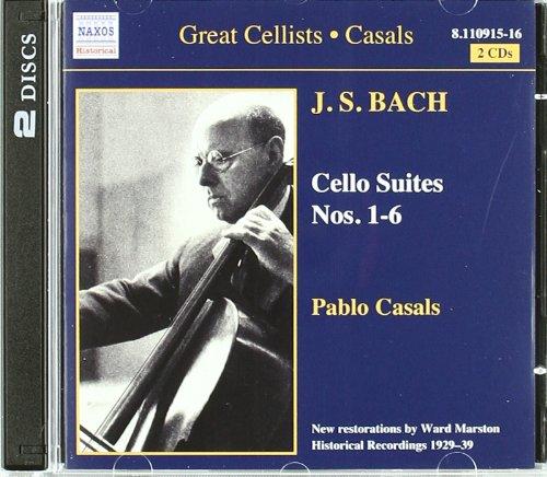 Great Cellists - Pablo Casals (Casals spielt Bach) (Aufnahmen 1929-1939)