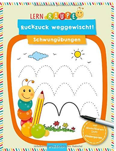 Lernraupe - Ruckzuck weggewischt! Schwungübungen