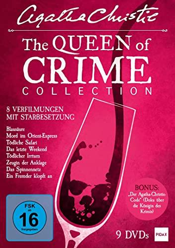 Agatha Christie - The Queen of Crime - Acht spannende Verfilmungen mit Starbesetzung + BONUS-DOKU über die Königin des Krimis [9 DVDs]