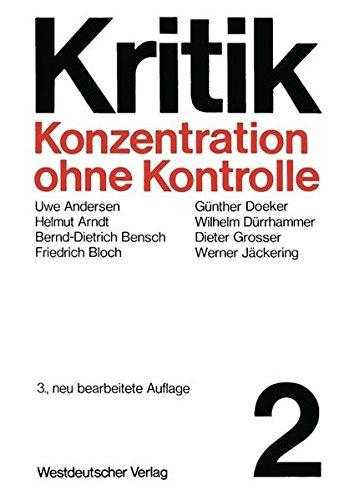 Konzentration ohne Kontrolle (Kritik)