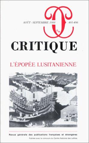 Critique, n° 156. L'Epopée lusitanienne