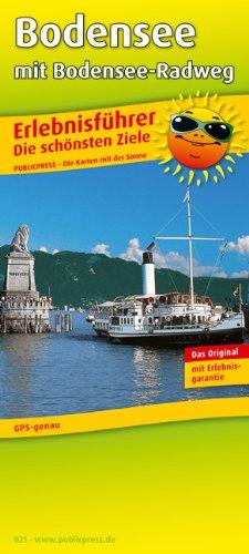 Erlebnisführer Bodensee mit Bodensee-Radweg: Mit Informationen zu Freizeiteinrichtungen auf der Kartenrückseite, GPS-genau. 1:130000: Freizeitkarte ... auf der Kartenrückseite. GPS-genau