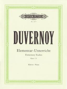 Elementarunterricht für Anfänger op. 176: in 25 leichten und fortschreitenden Studien, für Klavier