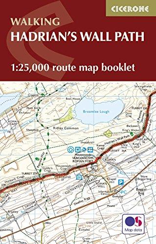 Richards, M: Hadrian's Wall Path Map Booklet: 1:25,000 OS Route Mapping