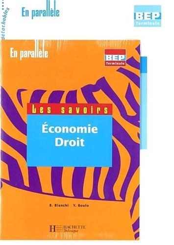 Economie droit, BEP terminale