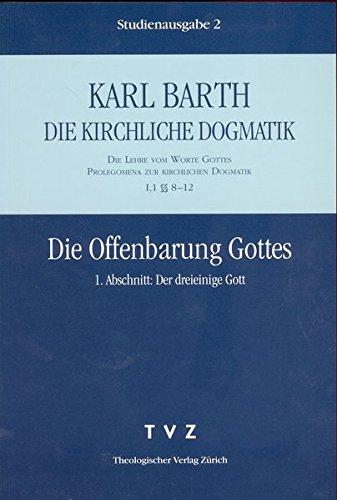 Die kirchliche Dogmatik, Studienausgabe, 31 Bde., Bd.2, Die Offenbarung Gottes