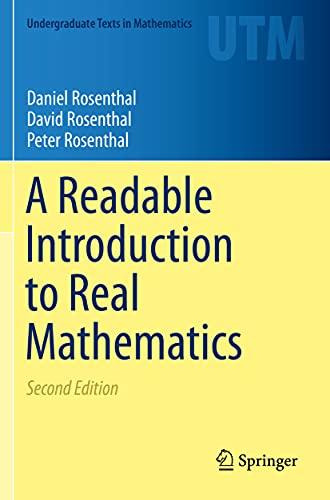 A Readable Introduction to Real Mathematics (Undergraduate Texts in Mathematics)