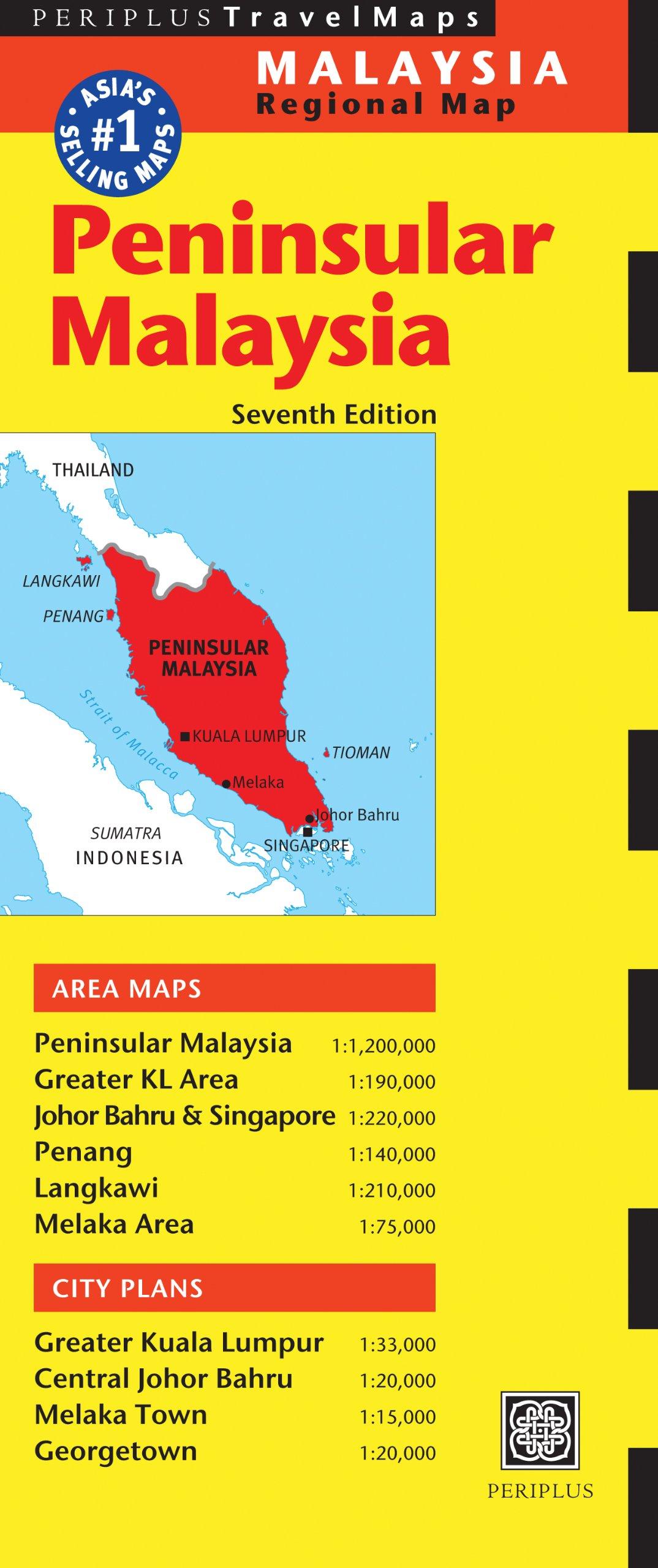 Periplus Peninsular Malaysia Regional Map (Periplus Travel Maps)