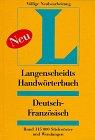 Langenscheidts Handwörterbuch, Französisch