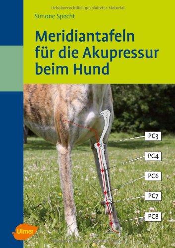 Meridiantafeln für die Akupressur beim Hund