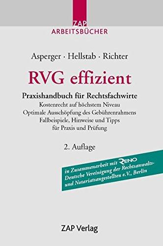 RVG effizient: Praxishandbuch für Rechtsfachwirte