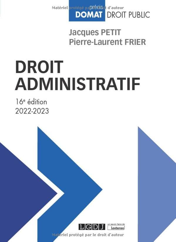 Droit administratif : 2022-2023