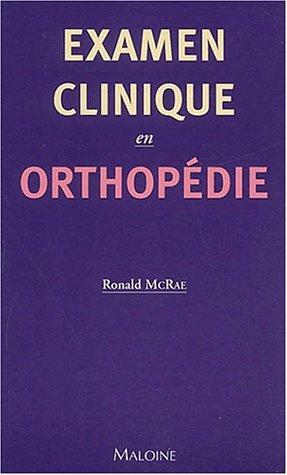 Examen clinique en orthopédie