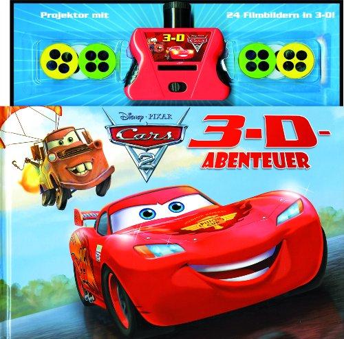 Cars, 3-D-Abenteuer: Pappbilderbuch mit 3 D Brille und Dia Projektor