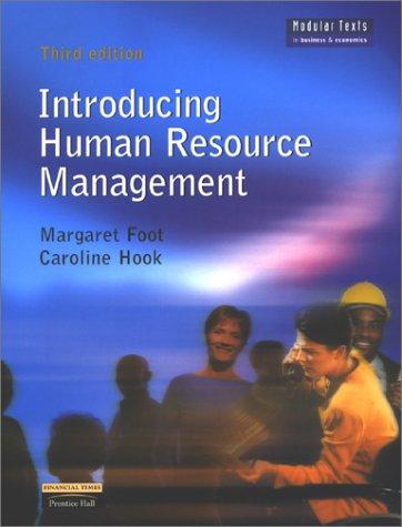 Introducing Human Resource Management (Modular Texts in Business & Economics)