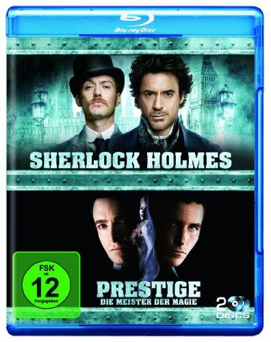 Prestige - Meister der Magie & Sherlock Holmes (2 Discs) [Blu-ray]