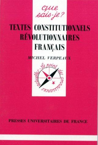 Textes constitutionnels révolutionnaires français