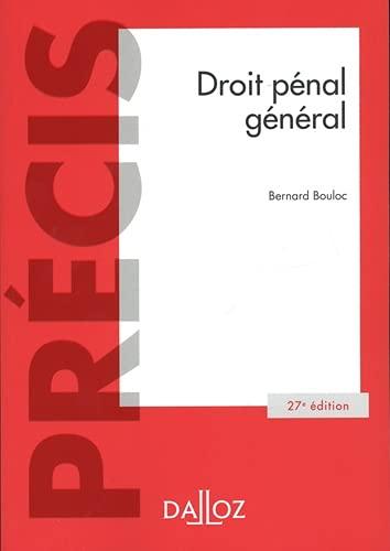 Droit pénal général