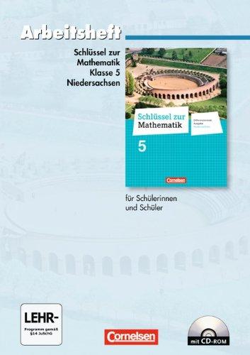 Schlüssel zur Mathematik - Differenzierende Ausgabe Niedersachsen: 5. Schuljahr - Arbeitsheft mit eingelegten Lösungen und CD-ROM