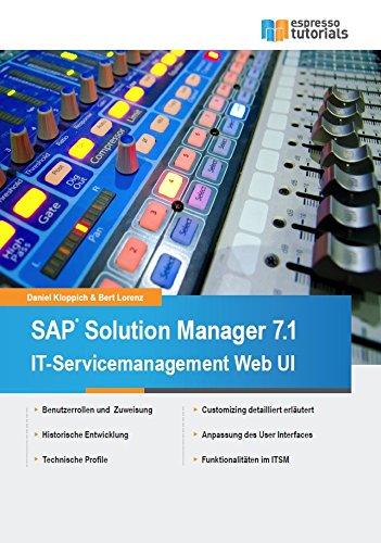 Solution Manager 7.1: IT-Servicemanagement Web UI