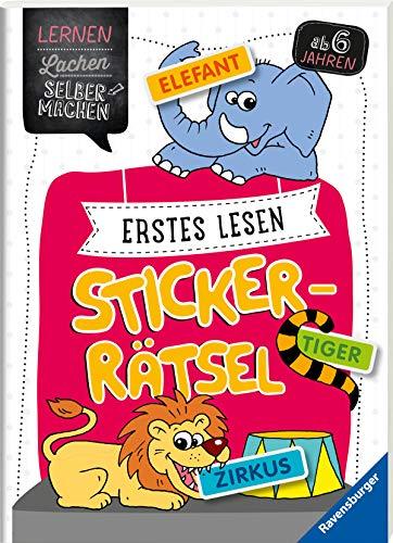 Erstes Lesen Sticker-Rätsel (Lernen Lachen Selbermachen)