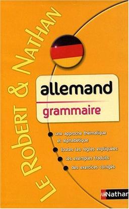 Allemand, grammaire