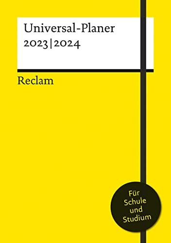 Reclams Universal-Planer 2023|2024: Hardcover A5 mit Fadenheftung, Lesebändchen und Verschlussgummi: Für Schule und Studium