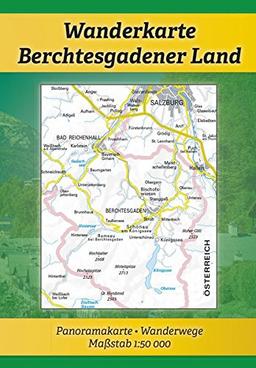 Wanderkarte "Berchtesgadener Land": 1:50000. Wanderkarte - Panorama - Stadtpläne