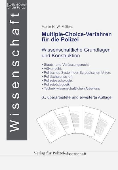 Multiple-Choice-Verfahren für die Polizei: Wissenschaftliche Grundlagen und Konstruktion (Die Blaue Reihe)